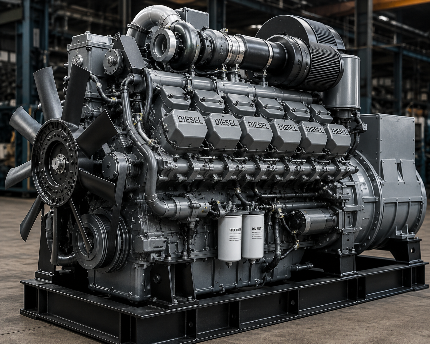 Industrial Power Generation Engine