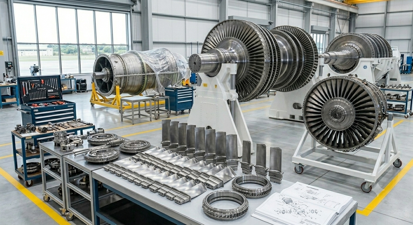 Industrial Turbine Nozzle Guide Vane Ring
